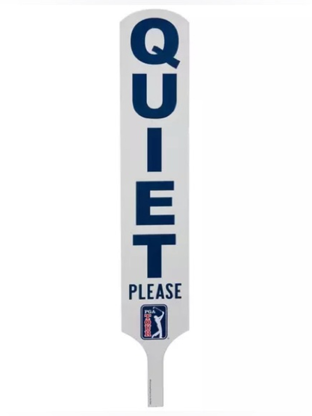 PGA Quiet Please Paddle Wood Wall Decor